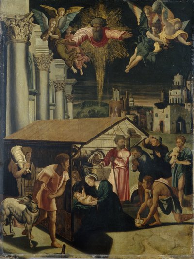 The Adoration of the Shepherds by Lambert Lombard